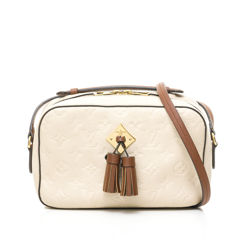 Saintonge Crossbody bag in Monogram Empreinte Leather, Gold Hardware