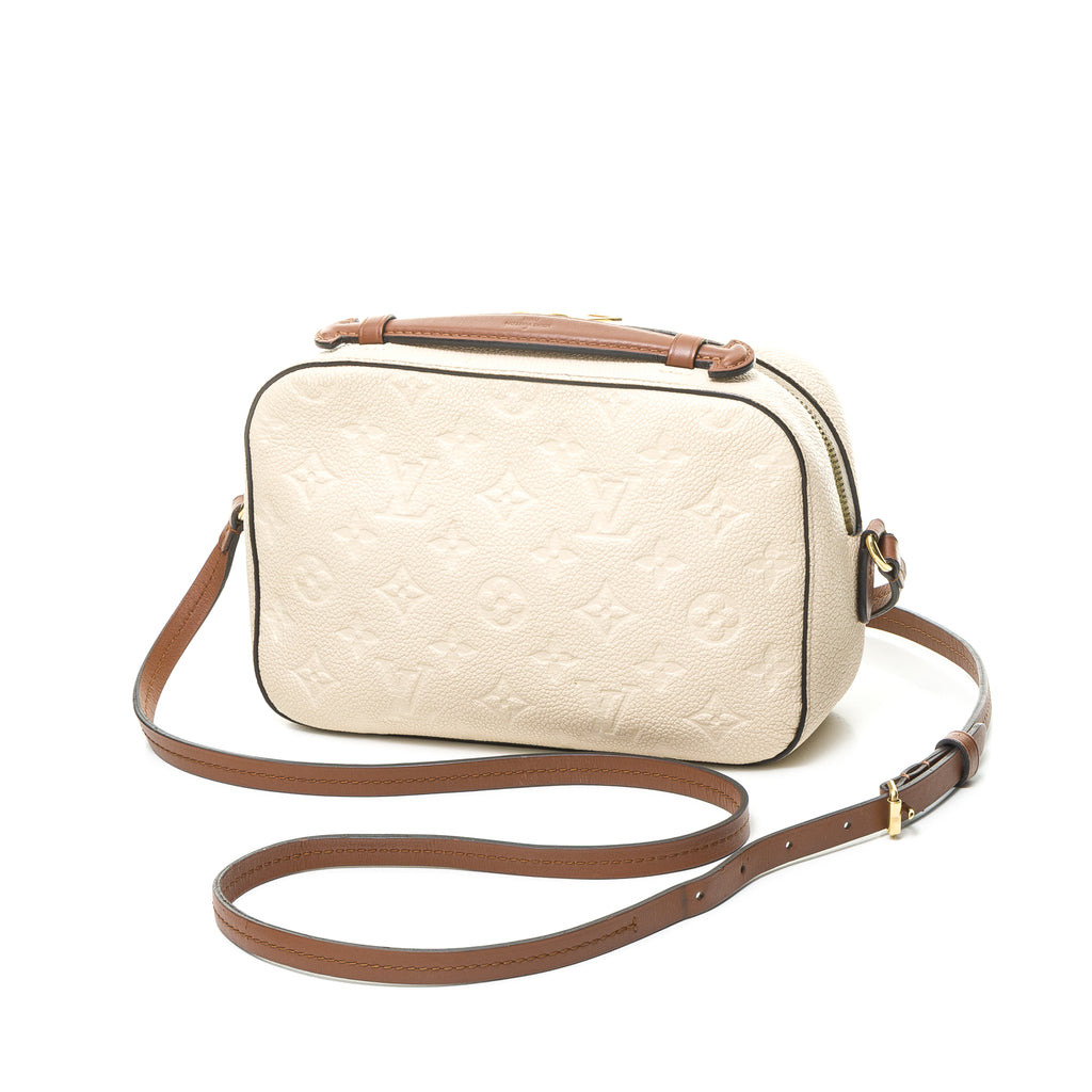 Saintonge Crossbody bag in Monogram Empreinte Leather, Gold Hardware