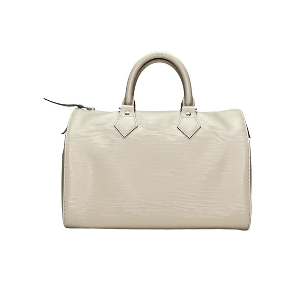 Speedy 30 Top handle bag in Epi leather, Silver Hardware