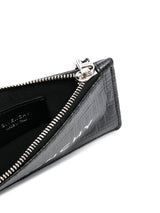 4G Zipped Pouch, Silver Hardware