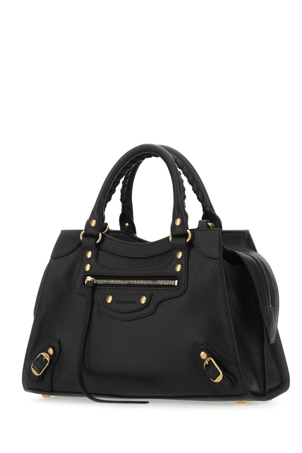 Neo Classic City Small Top Handle Bag, Gold Hardware