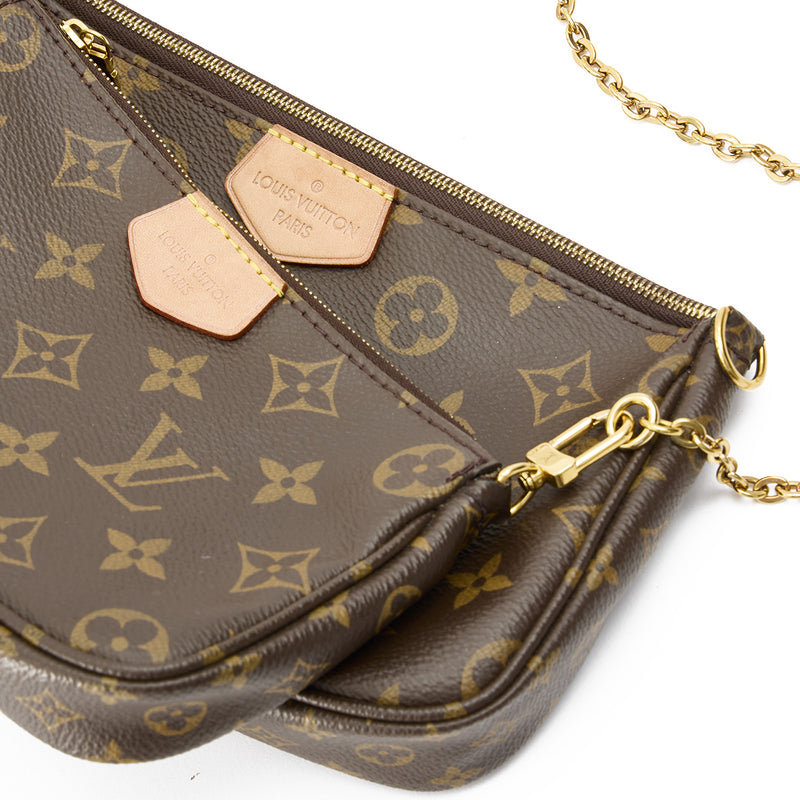 Louis Vuitton Multi Pochette Black Gold LV, Women's Fashion, Bags &  Wallets, Cross-body Bags on Carousell