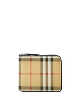 Vintage Check Ziparound Wallet with Coin Pouch