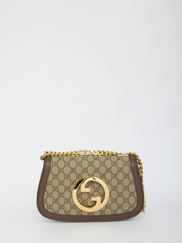 Blondie GG Supreme Shoulder Bag, Gold Hardware