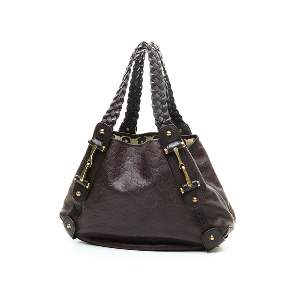 Guccissima Top handle bag in Guccissima leather, Gold Hardware