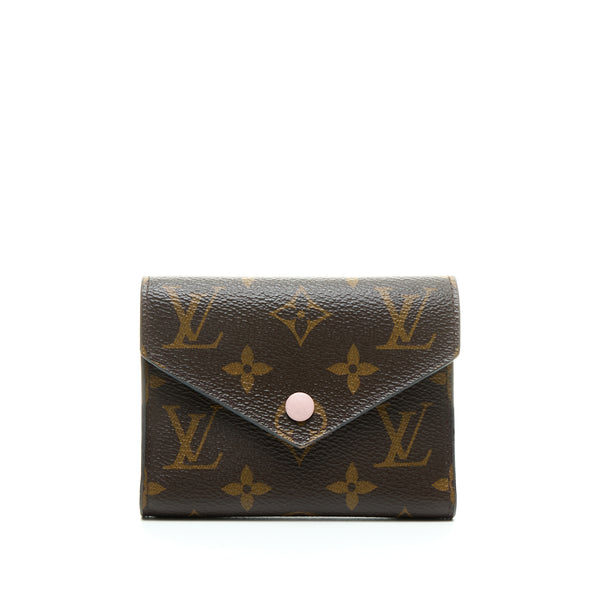 Louis Vuitton Brown Monogram Canvas Bi-Fold Small Compact Wallet