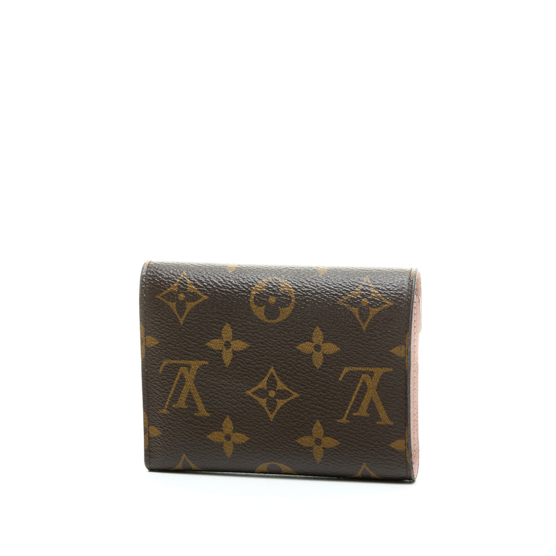 Victorine Wallet in Monogram coated canvas, Light Gold Hardware