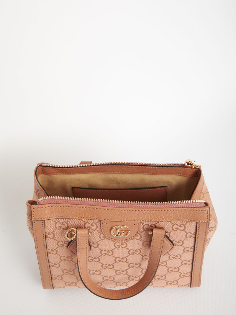 GG Ophidia Top Handle Bag, Gold Hardware