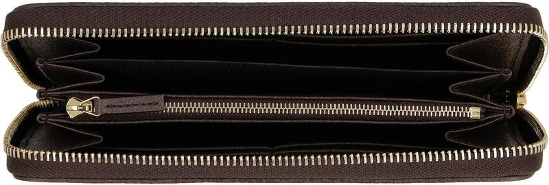 Ophidia Ziparound Wallet, Gold Hardware