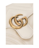 GG Marmont Mini Top Handle Bag, Gold Hardware