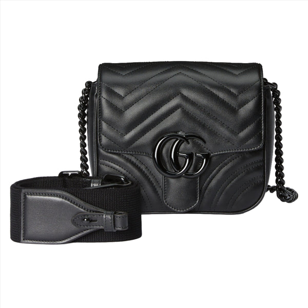 GG Marmont Matelasse Belt Bag, Lacquered Hardware