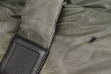 COCO COCOON REVERSIBLE TOTE BAG (1358xxxx) ARMY GREEN & GREY NYLON SILVER HARDWARE, NO CARD & DUST COVER