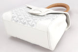SAIGON SOUPLE MINI BAG WHITE COLOR, WITH STRAP, DUST COVER AND BOX