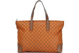 308928 204990 ORANGE GG IMPRINT ZIPPY TOTE, WITH DUST COVER