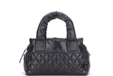COCO COCOON BLACK QUILTED NYLON (2011.7.13.NT) (1483xxxx),WIDTH 31CM, NO CARD & DUST COVER