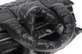 COCO COCOON BLACK QUILTED NYLON (2011.7.13.NT) (1483xxxx),WIDTH 31CM, NO CARD & DUST COVER