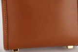 MINI SUNSHINE SHOPPER BROWN LEATHER MINI TOTE BAG (8BS051 ABVL F0PWZ), WITH STRAP, CARD & DUST COVER