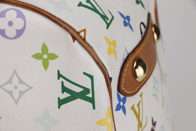 TAKASHI MURAKAMI MULTICOLOR BAG, WITH STRAP & DUST COVER