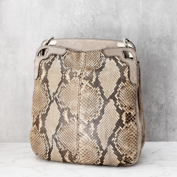 Shoulder Bag Python Leather