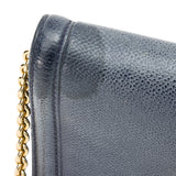 Vara Bow Wallet on chain in Calfskin, Gold Hardware