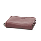 Zipped Wallet in Goat leather, Ruthenium Hardware