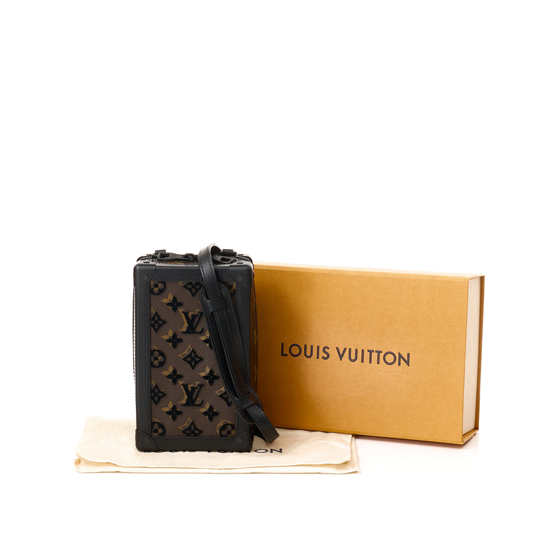 Louis Vuitton Vertical Soft Trunk Bag Monogram Tuffetage Canvas
