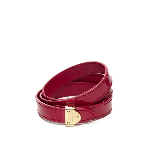 Box It Wrap Jewellery Accessories in Patent leather, Gold Hardware