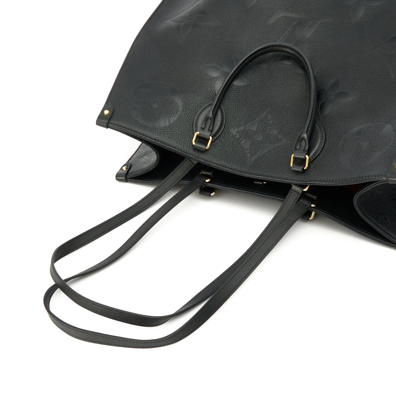 On The Go GM Tote bag in Monogram Empreinte leather, Gold Hardware