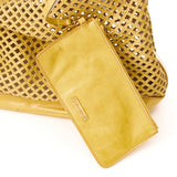 Cut Out Shoulder bag in Calfskin, Gold Hardware