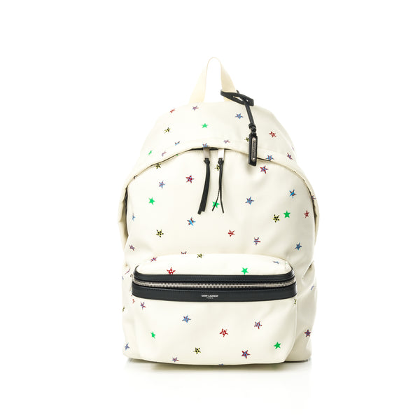 Star City Backpack in Canvas, Silver Hardware