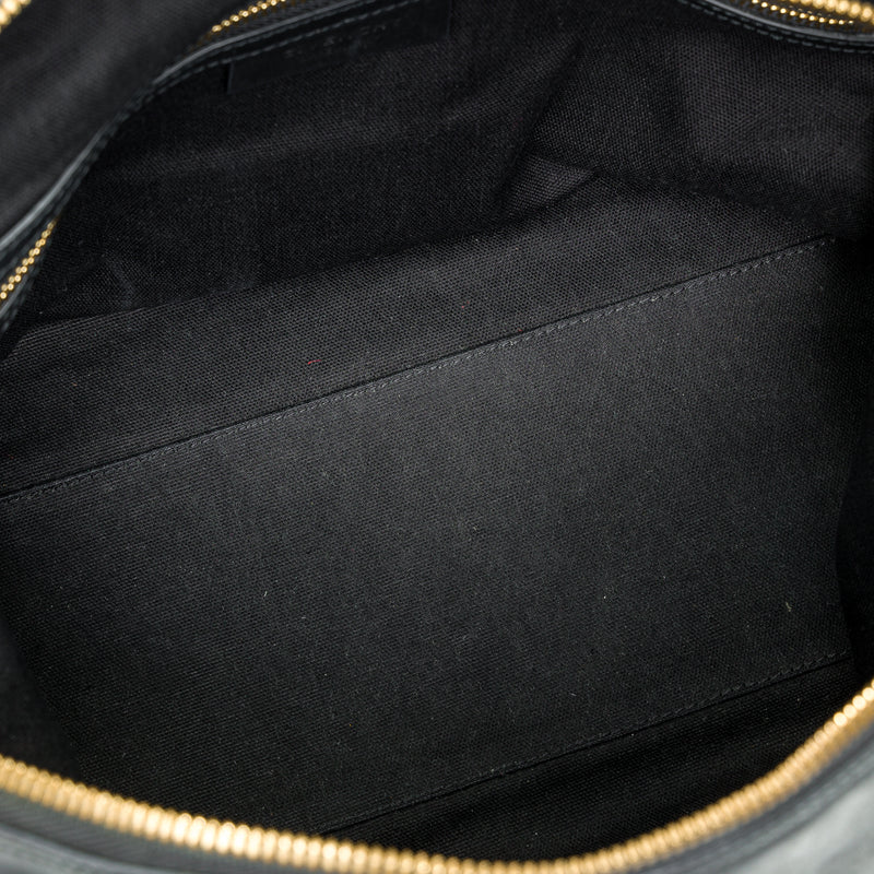 Sway Medium Top handle bag in Calfskin, Gold Hardware