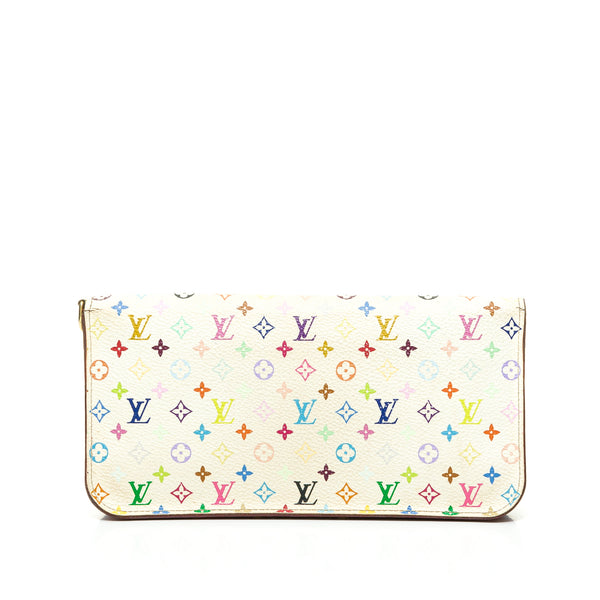 Long Wallet in Monogram coated canvas, Gold Hardware