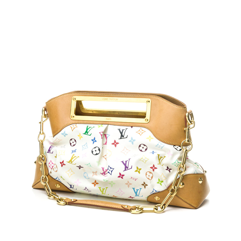 Murakami MM Top handle bag in Monogram coated canvas, Gold Hardware