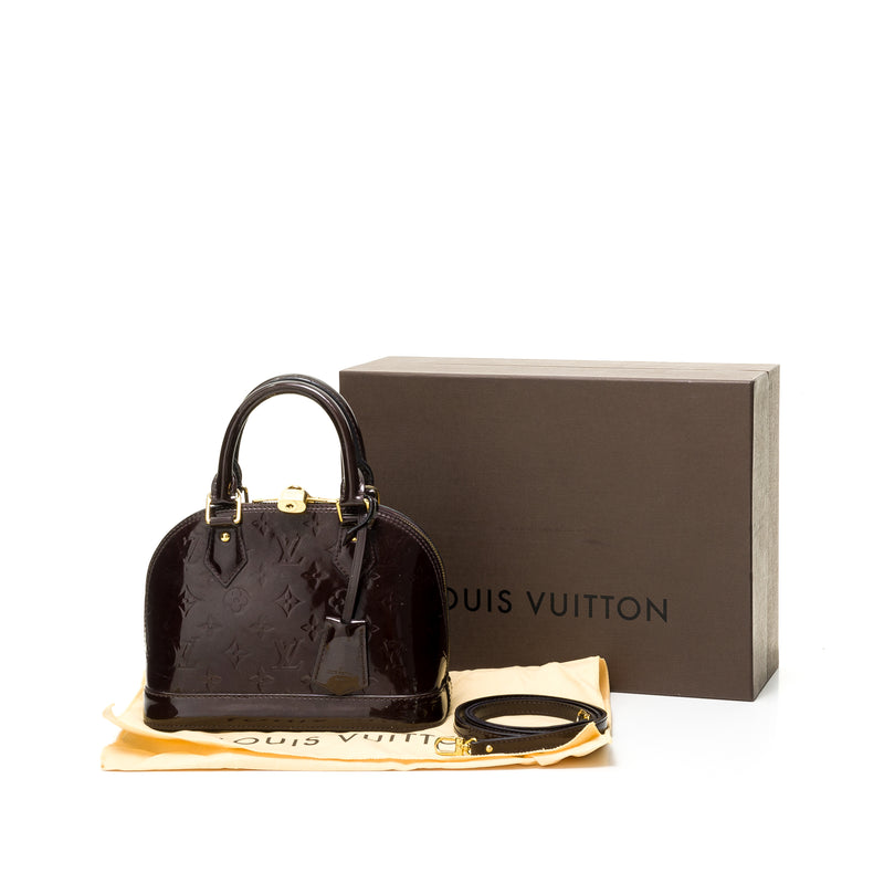 Louis Vuitton Monogram Vernis Alma BB - Gold Handle Bags, Handbags -  LOU577626