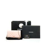 Seasonal CC Wallet in Caviar leather, Light gold Hardware