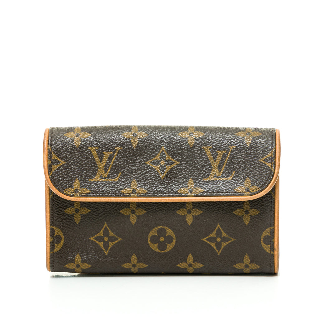 Brown Louis Vuitton Monogram Pochette Florentine Belt Bag