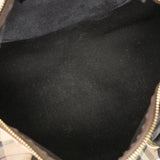 Haymarket Top handle bag in Coated canvas, Light gold Hardware