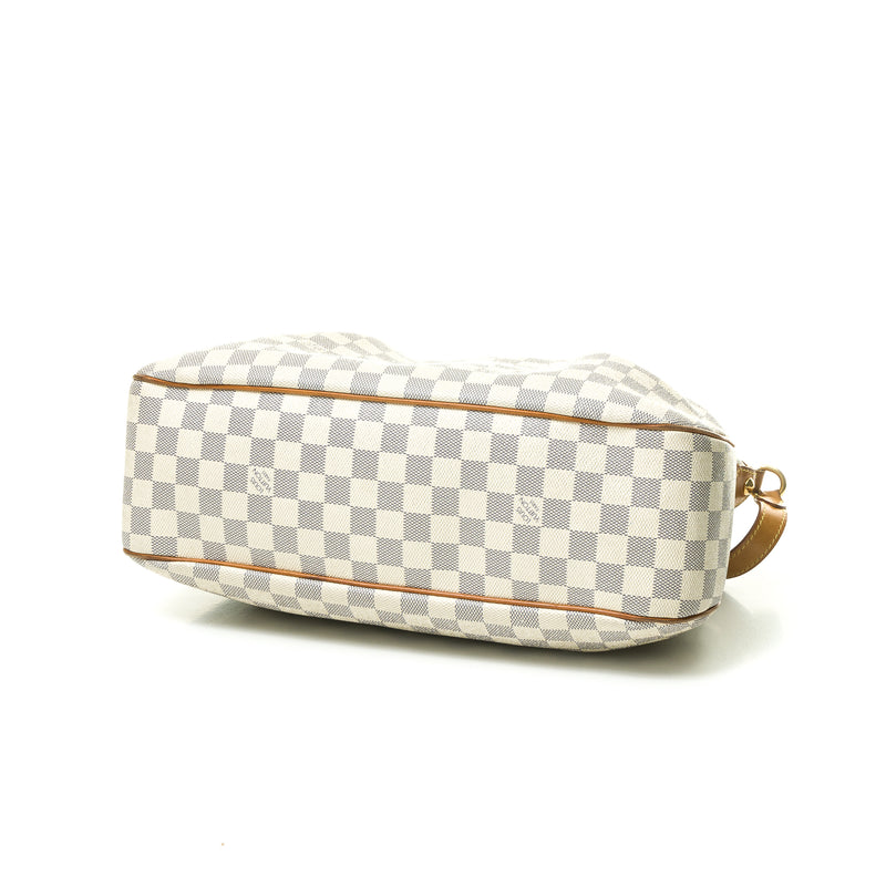 Siracusa Damier Crossbody bag in Coated canvas, Gold Hardware