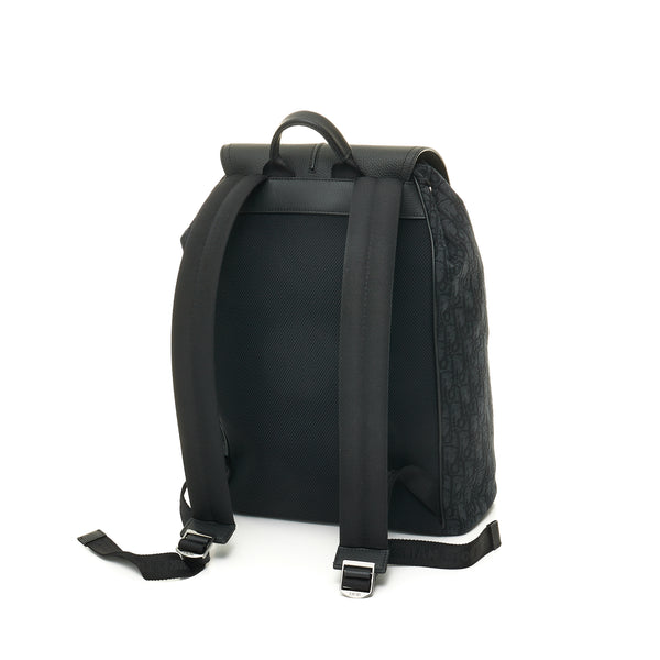 Motion Oblique Backpack in Jacquard, Silver Hardware
