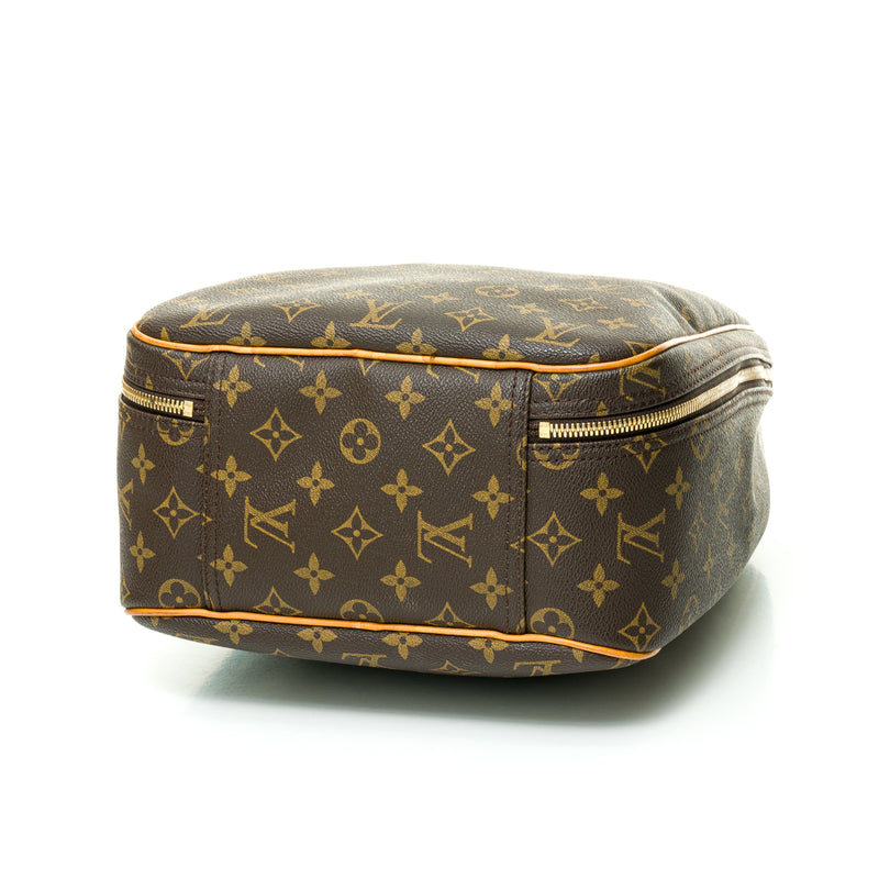 Excursion Top handle bag in Monogram Coated Canvas, Gold Hardware