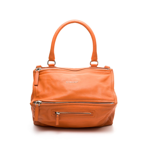 Pandora Medium Shoulder bag in Calfskin, Silver Hardware