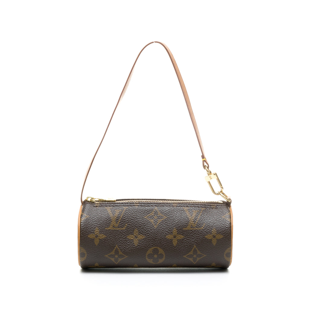 LOUIS VUITTON Monogram Papillon crossbody mini/Pouch LV Auth