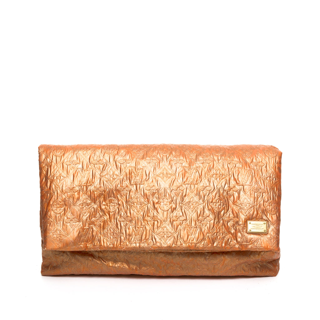 Louis Vuitton Limelight rosegold fold over Clutch