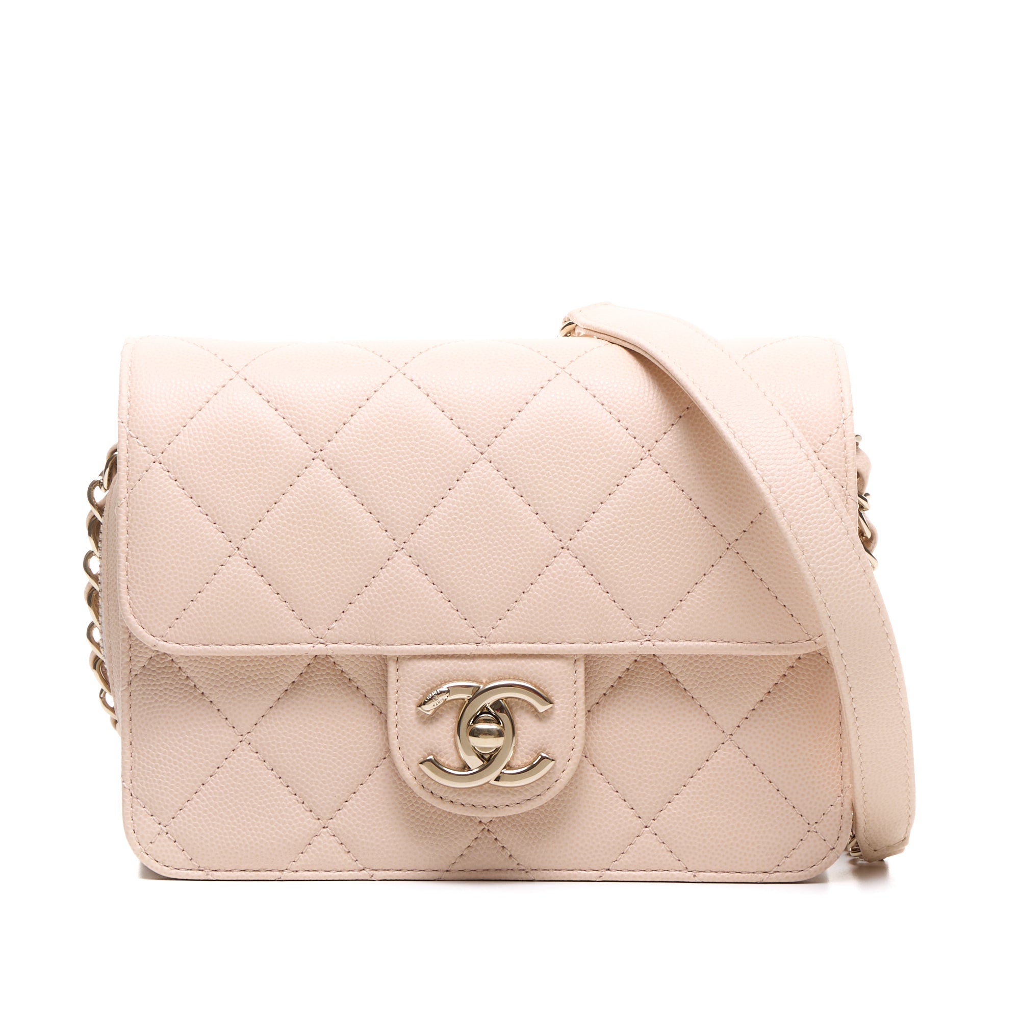 Chanel Calfskin Mademoiselle Envelope Clutch/Pochette New 
