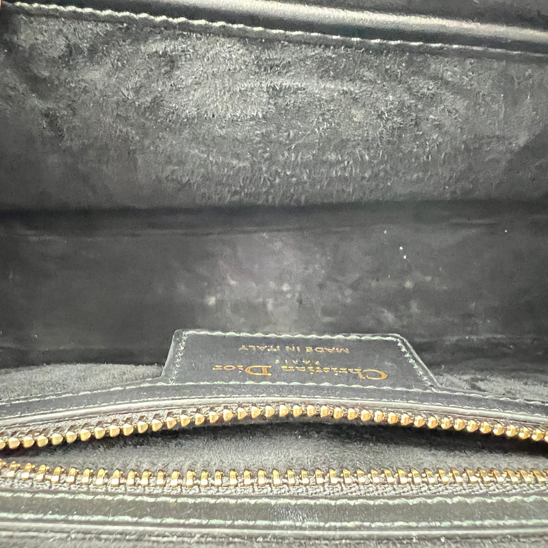 D-fence Saddle Crossbody bag in Calfskin, Gold Hardware