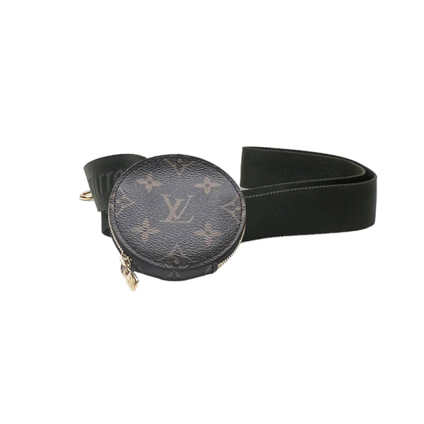 Multi-Pochette Acessoires Strap with coin pouch in Monogram coated canvas, Gold Hardware