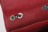 POCKET FLAP MESSENGER BAG 26CM (2322xxxx) RED CAVIAR LEATHER GOLD & SILVER HARDWARE, WITH CARD, NO DUST COVER