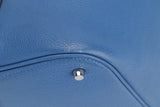 HERMES PICOTIN 26 LOCK GM [STAMP O (2011)] BLUE IZMIR TOGO LEATHER PALLADIUM HARDWARE, WITH LOCK, KEY & DUST COVER
