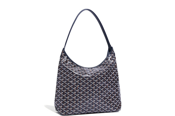 BOHEME HOBO BAG NAVY BLUE COLOR, WITH DUST COVER