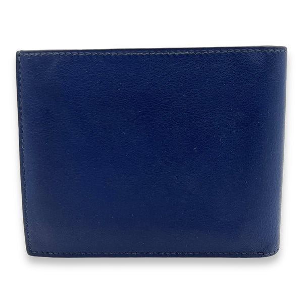 Silkin Bifold Navy in Calfskin